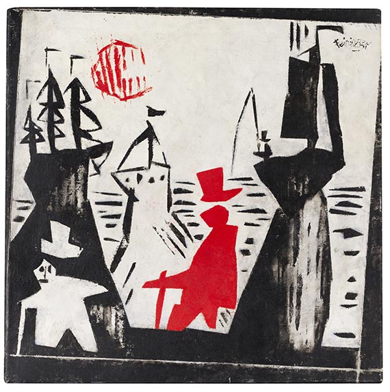 Feininger - At the Sea-Side, Panel I