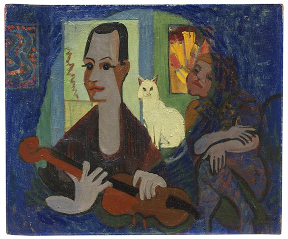 Kirchner - Hommage à Klee (Bildnis Paul Klee und Frau)