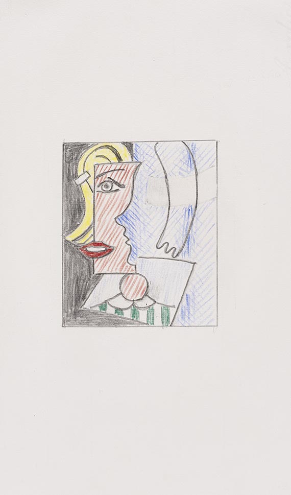 Lichtenstein - Puzzle Portrait (Study)
