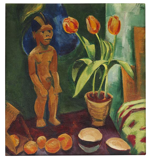 Hermann Max Pechstein - Zwei liegende Mädchen - 