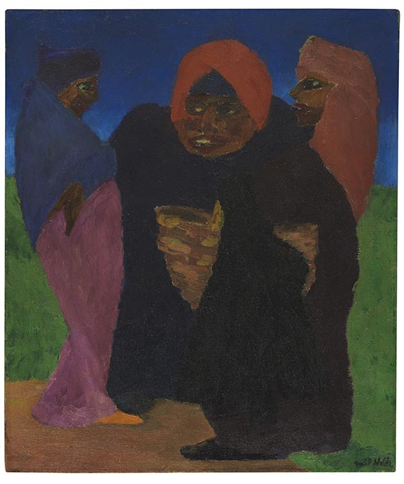 Emil Nolde - Drei Frauen