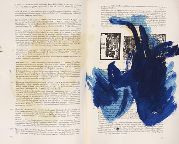 Georg Baselitz - Adler (Künstlerbuch mit 87 Adler-Aquarellen) - 