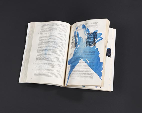 Georg Baselitz - Adler (Künstlerbuch mit 87 Adler-Aquarellen) - 