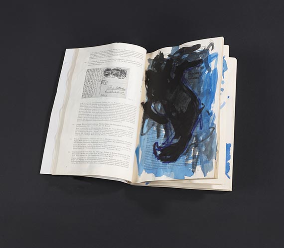 Georg Baselitz - Adler (Künstlerbuch mit 87 Adler-Aquarellen) - 