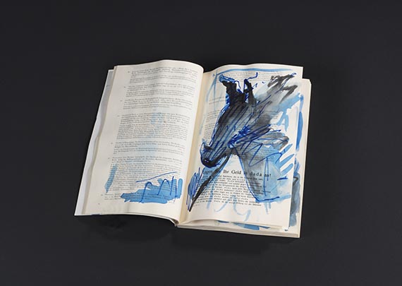 Georg Baselitz - Adler (Künstlerbuch mit 87 Adler-Aquarellen) - 