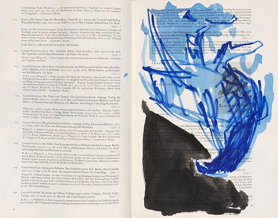 Georg Baselitz - Adler (Künstlerbuch mit 87 Adler-Aquarellen) - 