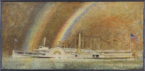 Lyonel Feininger - Queen of the Hudson (Mary Powell) - Frame image