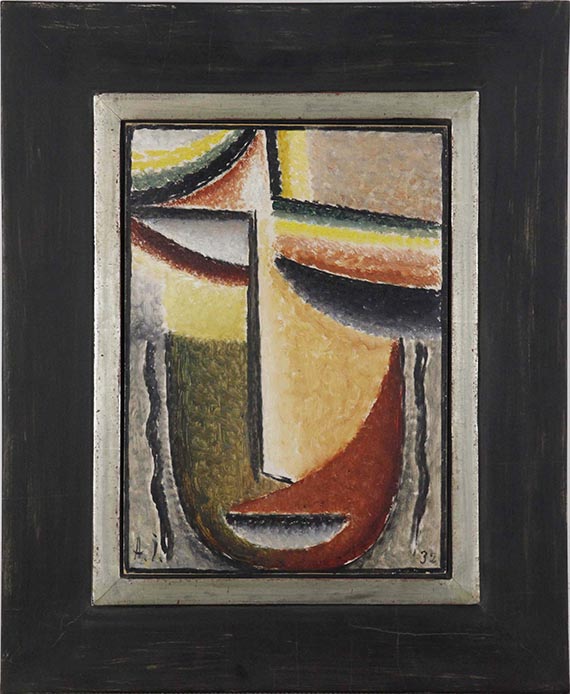 Alexej von Jawlensky - Abstrakter Kopf: Tragische Maske - Frame image