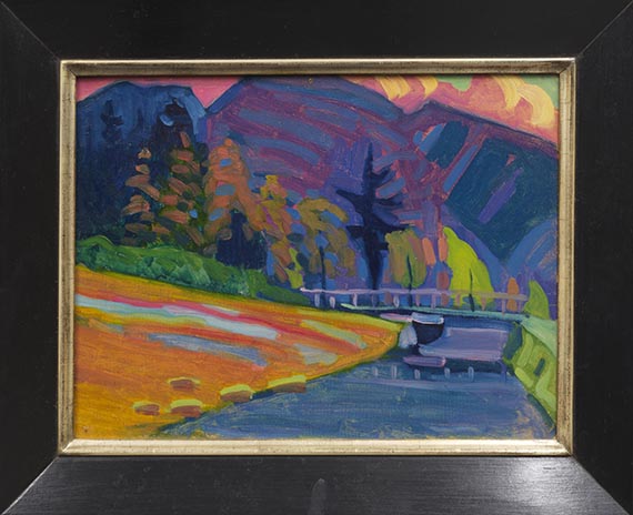 Wassily Kandinsky - Bei Oberau - Frame image