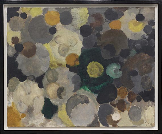 Ernst Wilhelm Nay - Smaragd in Grau - Frame image