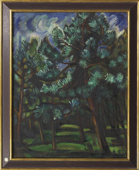 Hermann Max Pechstein - Kiefernwald nach dem Regen - Frame image