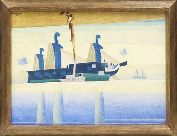 Lyonel Feininger - Hulks - Frame image