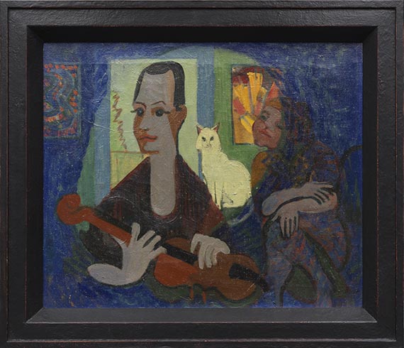 Ernst Ludwig Kirchner - Hommage à Klee (Bildnis Paul Klee und Frau) - Frame image