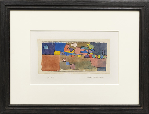 Paul Klee - Buntbewegtes an der Lage gemessen - Frame image