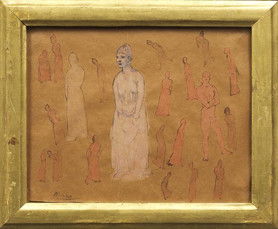 Pablo Picasso - Études de personnages - Frame image