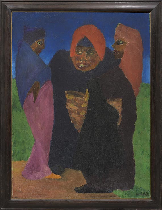 Emil Nolde - Drei Frauen - Frame image