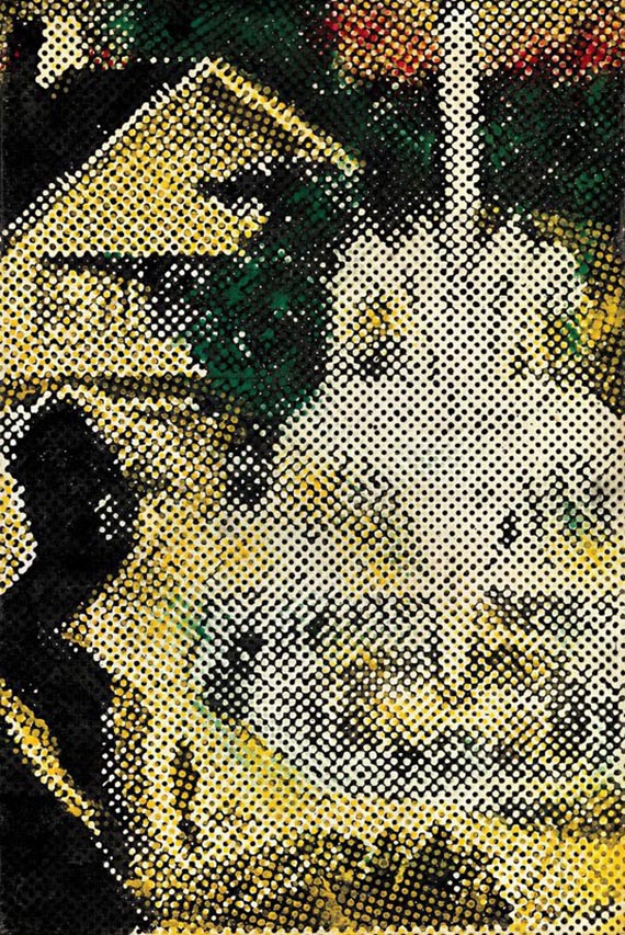 Illustration  for:   Sigmar Polke, Springbrunnen (Fountain), 1966, acrylic on canvas, The Fisher Collection at the San Francisco Museum of Modern Art. &copy; The Estate of Sigmar Polke, Cologne / VG Bild-Kunst, Bonn 2026 