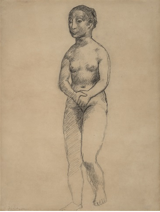 PABLO PICASSOFemme nue debout aux...
