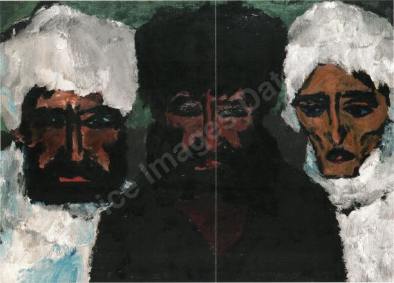 EMIL NOLDEDrei Russen (III) (1...