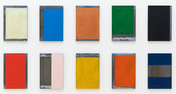 Illustration  for: G&uuml;nther F&ouml;rg, Untitled, 1987, acrylic paint and lead on wood, The Fisher Collection at the San Francisco Museum of Modern Art. &copy; Estate G&uuml;nther F&ouml;rg, Suisse / VG Bild-Kunst, Bonn 2026