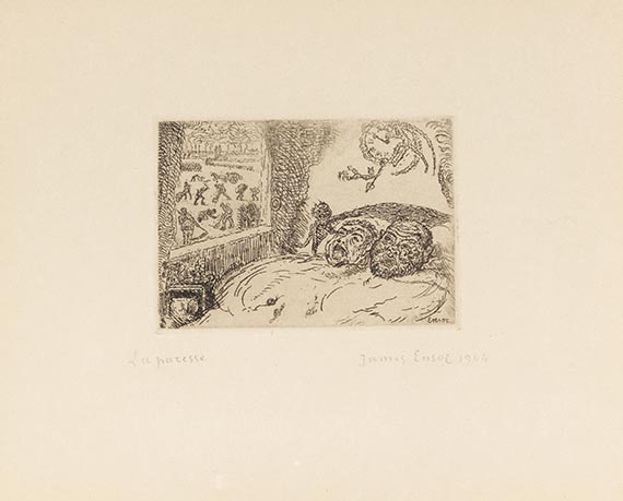 James Ensor - Les Sept Péchés Capitaux (Die sieben Todsünden) - 
