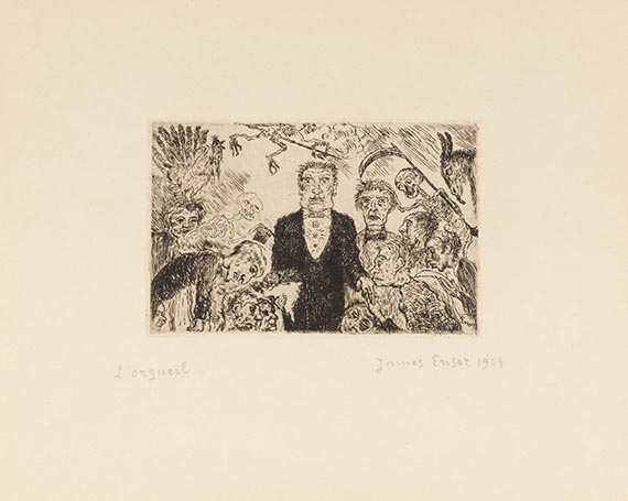 James Ensor - Les Sept Péchés Capitaux (Die sieben Todsünden) - 