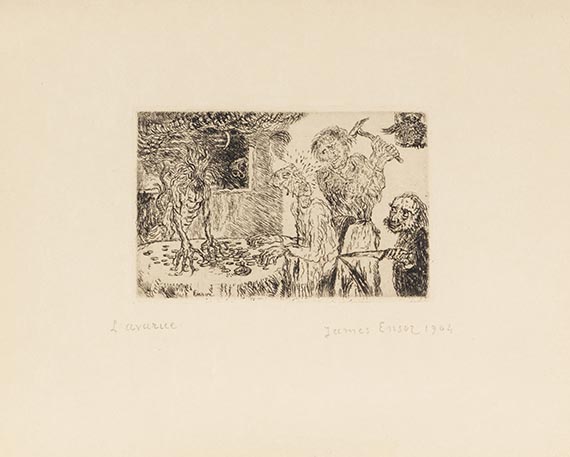 James Ensor - Les Sept Péchés Capitaux (Die sieben Todsünden) - 