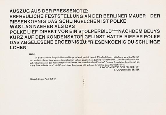 Sigmar Polke - Sigmar Polke. Berlin Galerie René Block - 