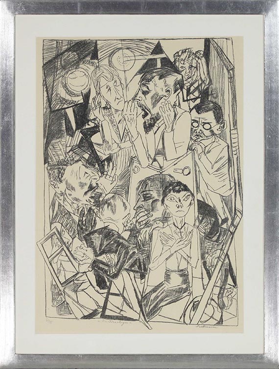 Max Beckmann - Die Ideologen - Frame image