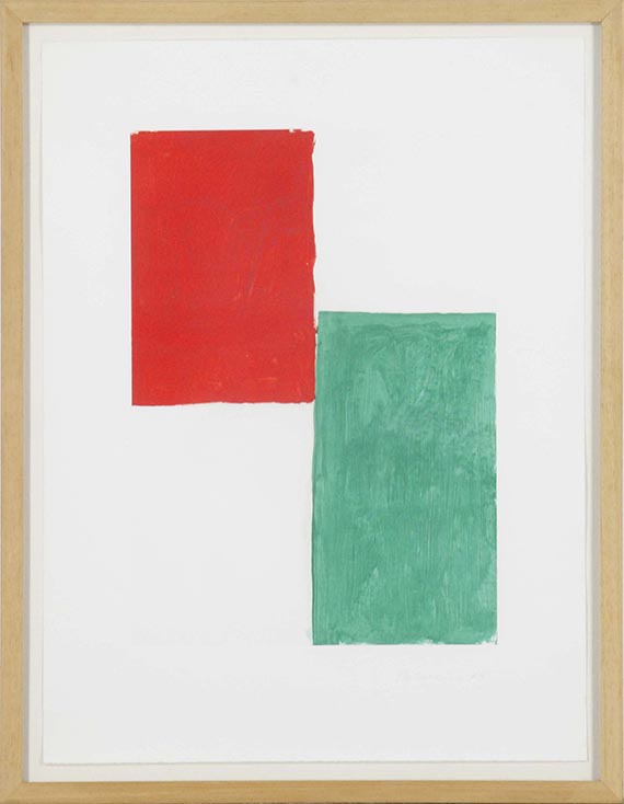 Karl Schmidt-Rottluff - Tessiner Bauernhof - Frame image