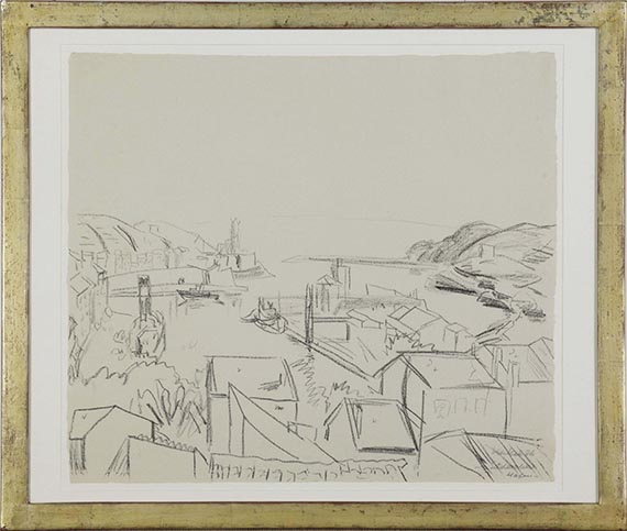 Erich Heckel - Südlicher Hafen (Port Vendres) - Frame image