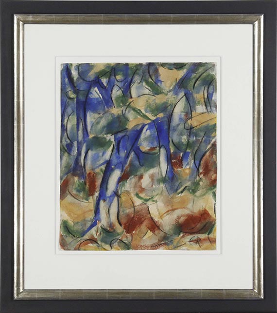 Christian Rohlfs - Herbstwald (Blauer Wald) - Frame image