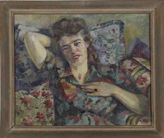 Conrad Felixmüller - Frau Charly Klein - Frame image