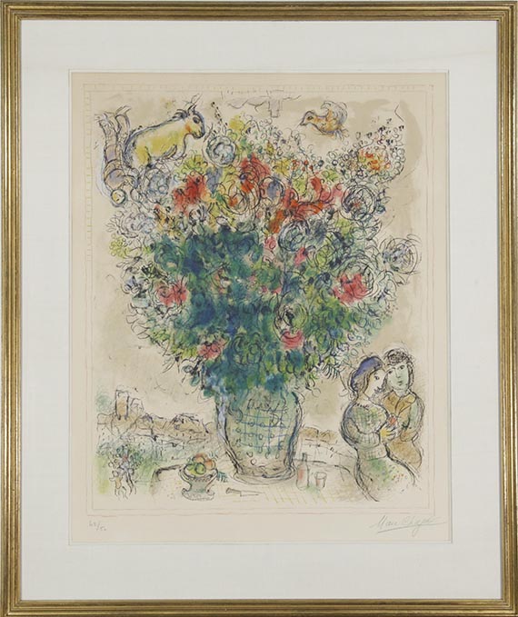 Marc Chagall - Bouquet Multicolore - Frame image
