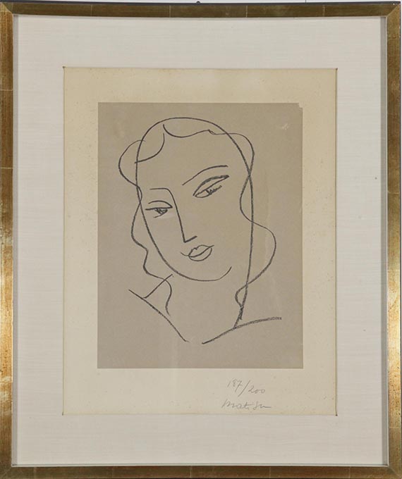 Henri Matisse - Etude pour la vierge ”Tete voilée” - Frame image