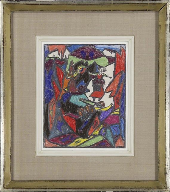 Adolf Hölzel - Ohne Titel - Frame image