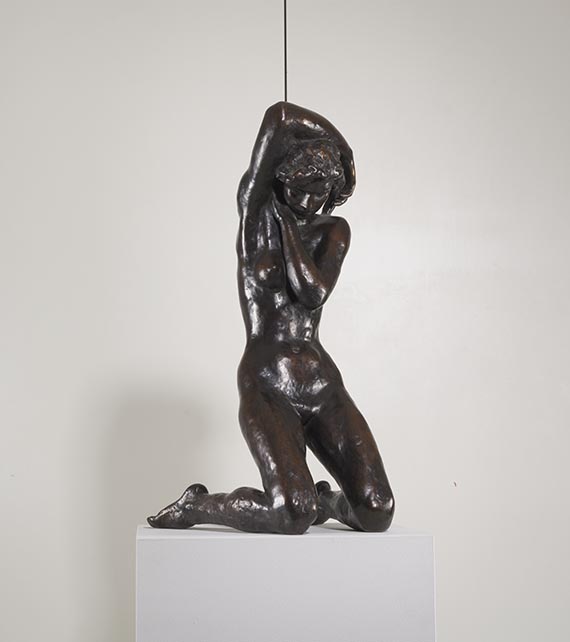 Fritz Klimsch - Sturm - Back side