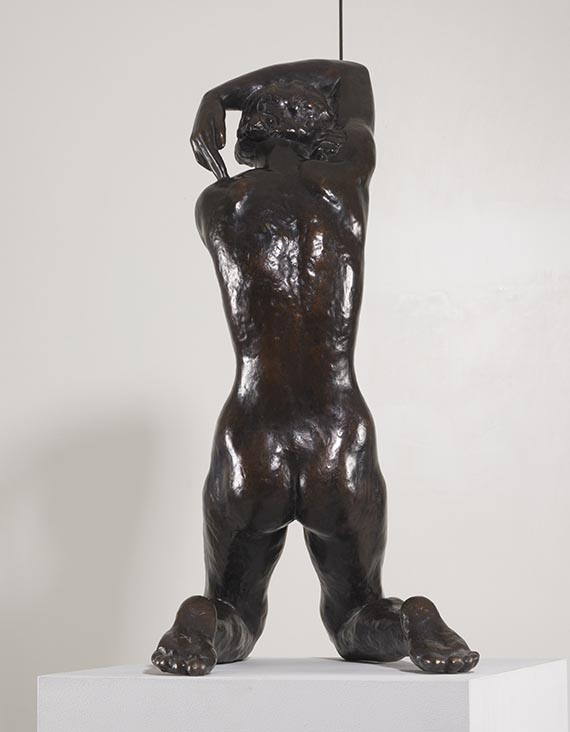 Fritz Klimsch - Sturm - Back side