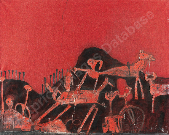HEIMRAD PREM (1934 -1978 )Im Feuer - In the fi...