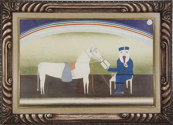 Friedrich Schröder-Sonnenstern - Mondmoralische Ruhepause - Frame image