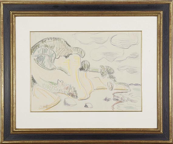 Karl Schmidt-Rottluff - Steilküste - Frame image