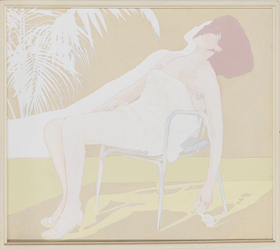 Werner Berges - Sitting on a Chair - Frame image