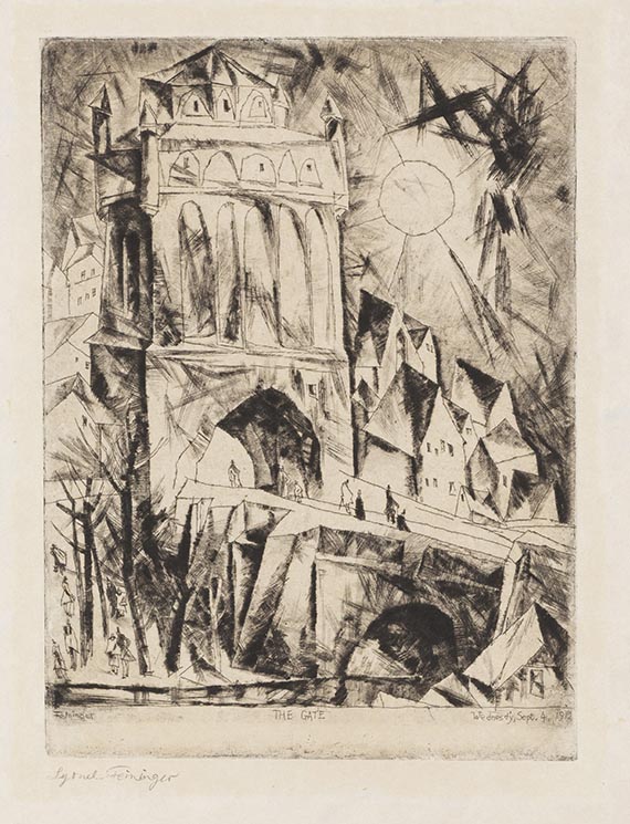 Lyonel Feininger - The Gate (Das Tor)