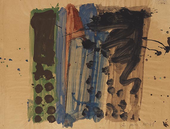 Markus Lüpertz - Ohne Titel (Abstrakte Reihe 3)