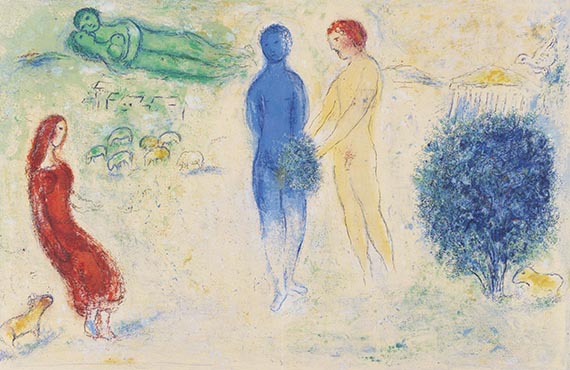 Marc Chagall - Daphnis et Chloe, le Jugement