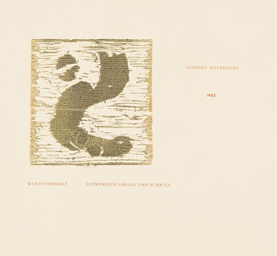 Gerhard Altenbourg - Mappe: Malerbuch "Wund-Denkmale" (29 Blatt)