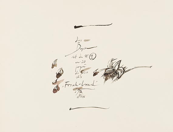 Horst Janssen - Mappe: Froschland (44 Blatt)