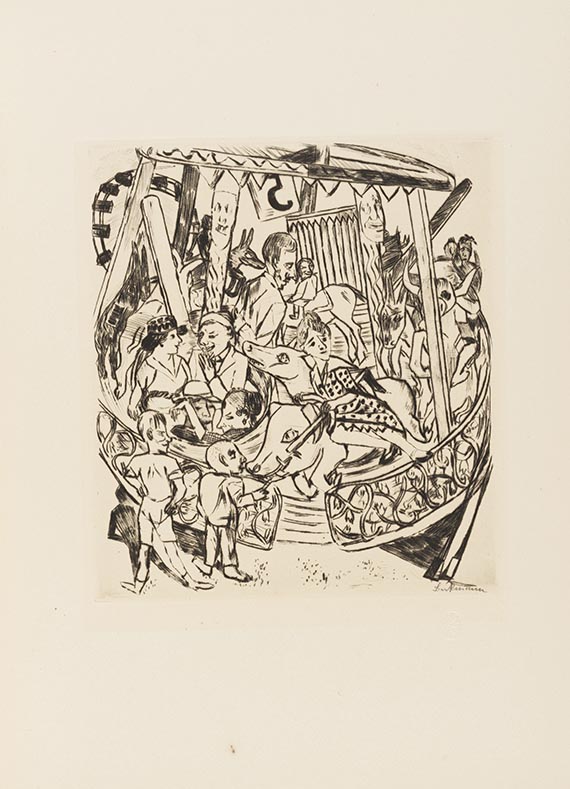 Max Beckmann - Jahrmarkt (10 Blatt) - 