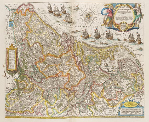 Joan Blaeu - Le theatre du monde ou nouvel atlas (Niederlande)