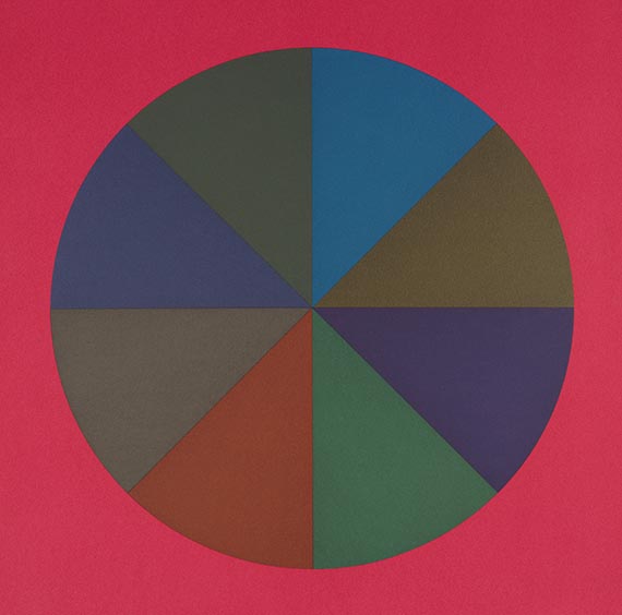 Sol LeWitt - A circle divided into eight parts - 
